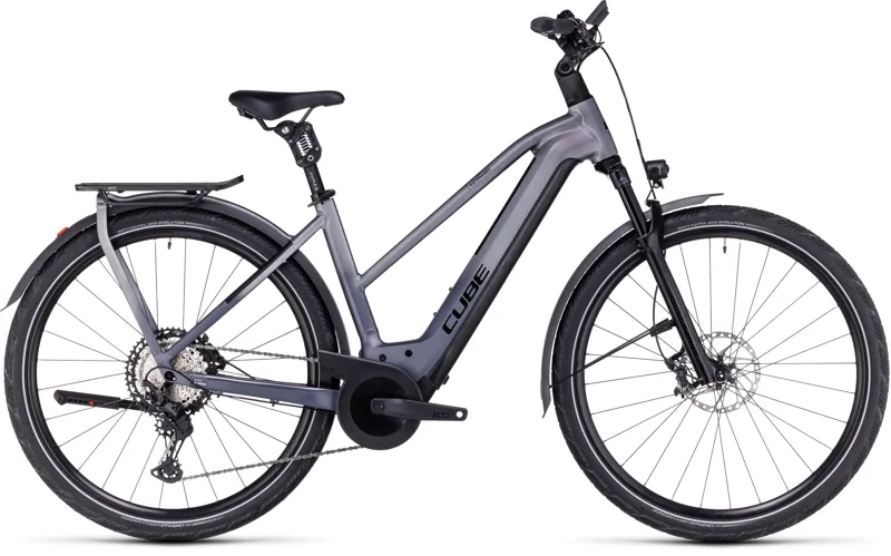 2023 Cube Kathmandu SLT 750 eBike in Prizm Silver and Grey-1